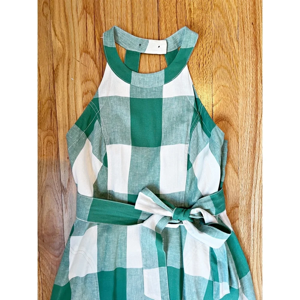 Anthropologie Maeve Greta Gingham Midi Dress - Picture 5 of 13